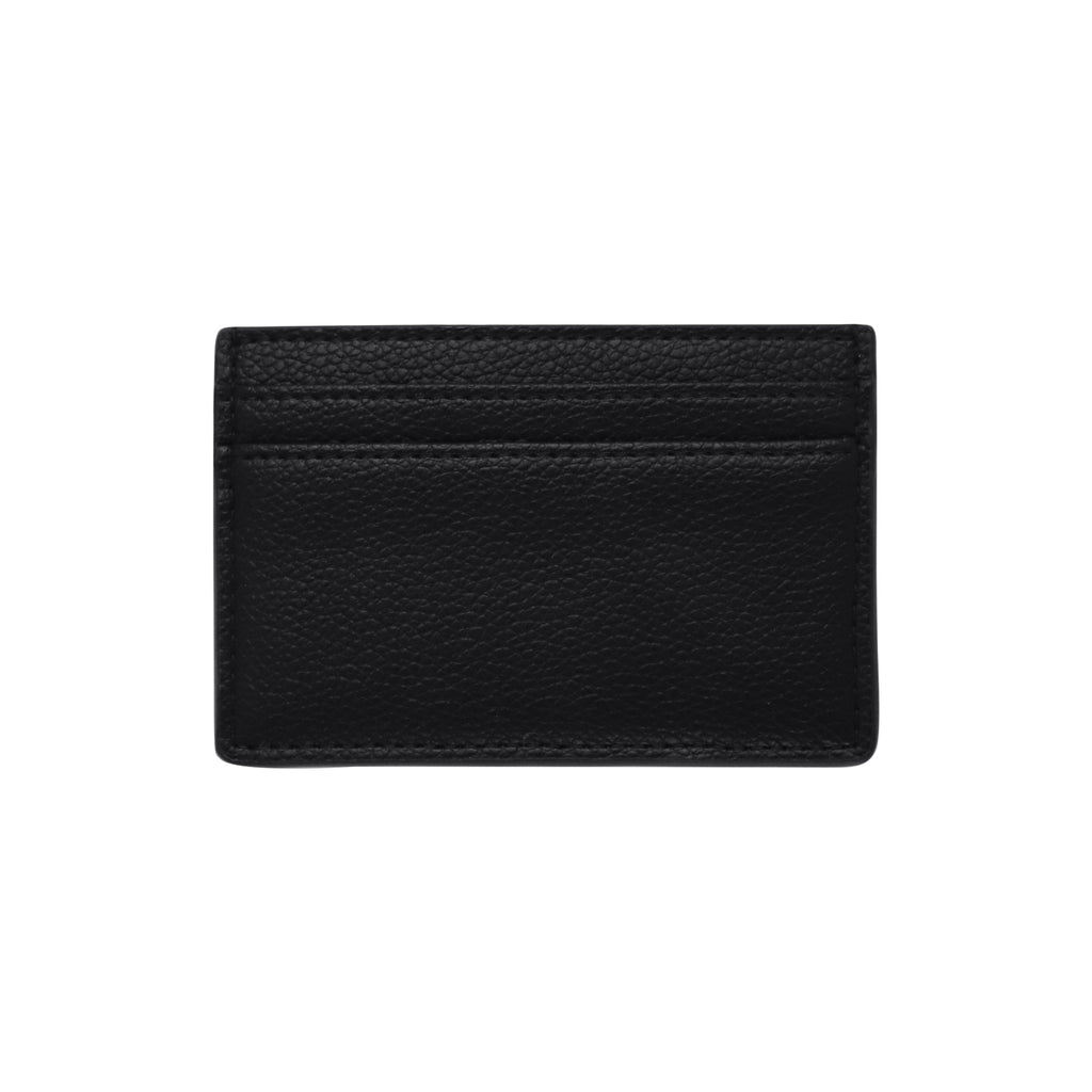 Star Studded Card Holder in Black and Silver