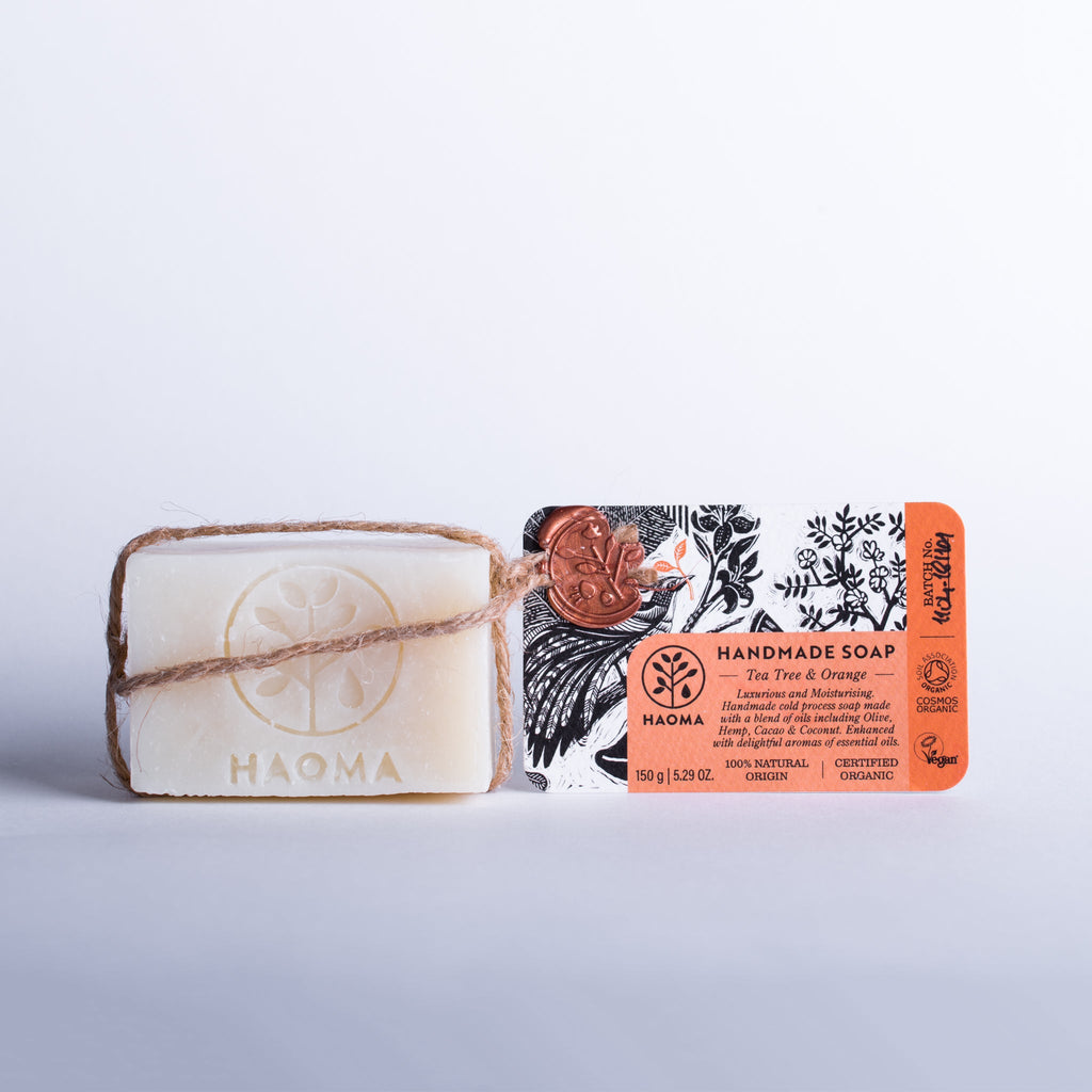Handmade Tea Tree and Orange Soap Bar