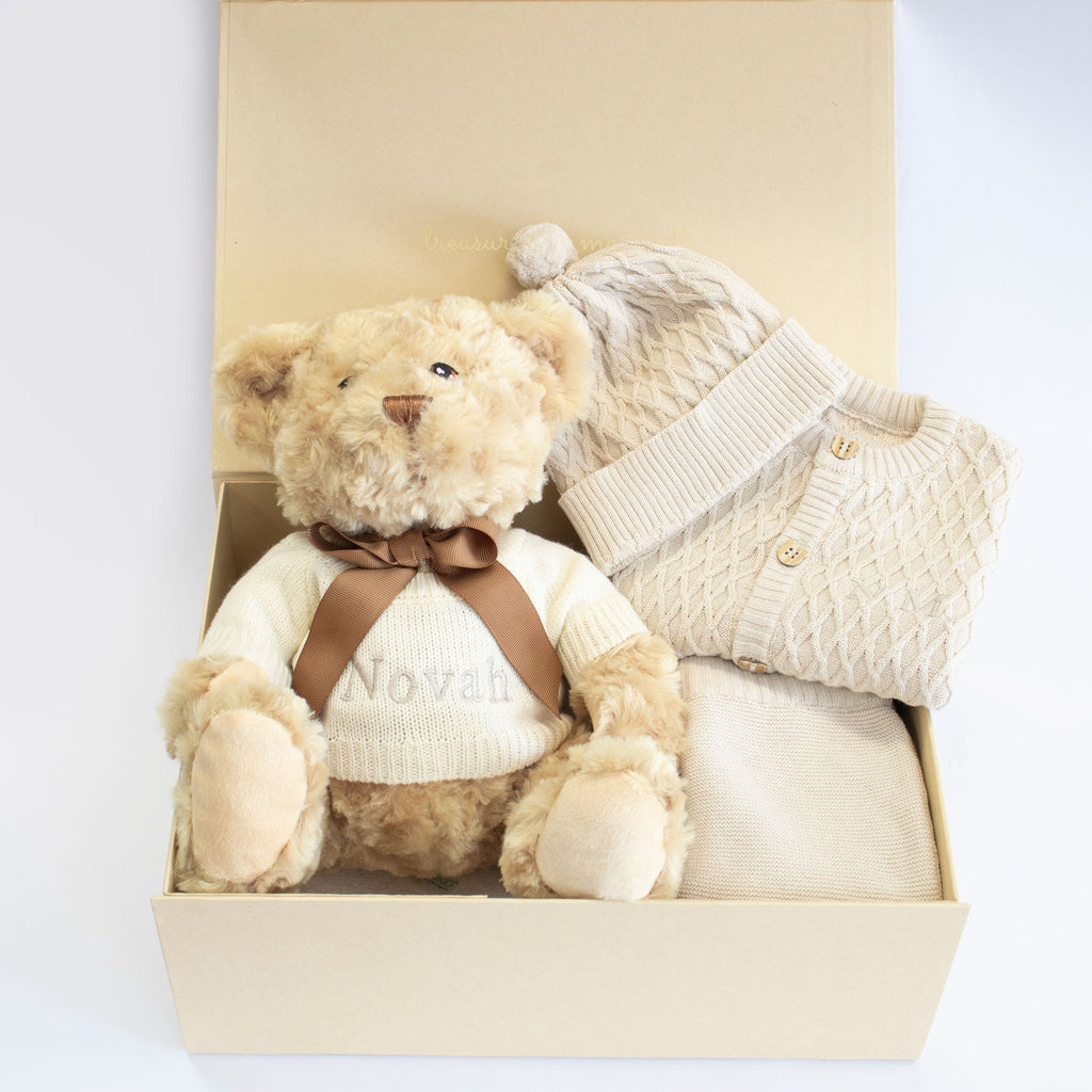 My First Outfit and Teddy Bear Gift Set