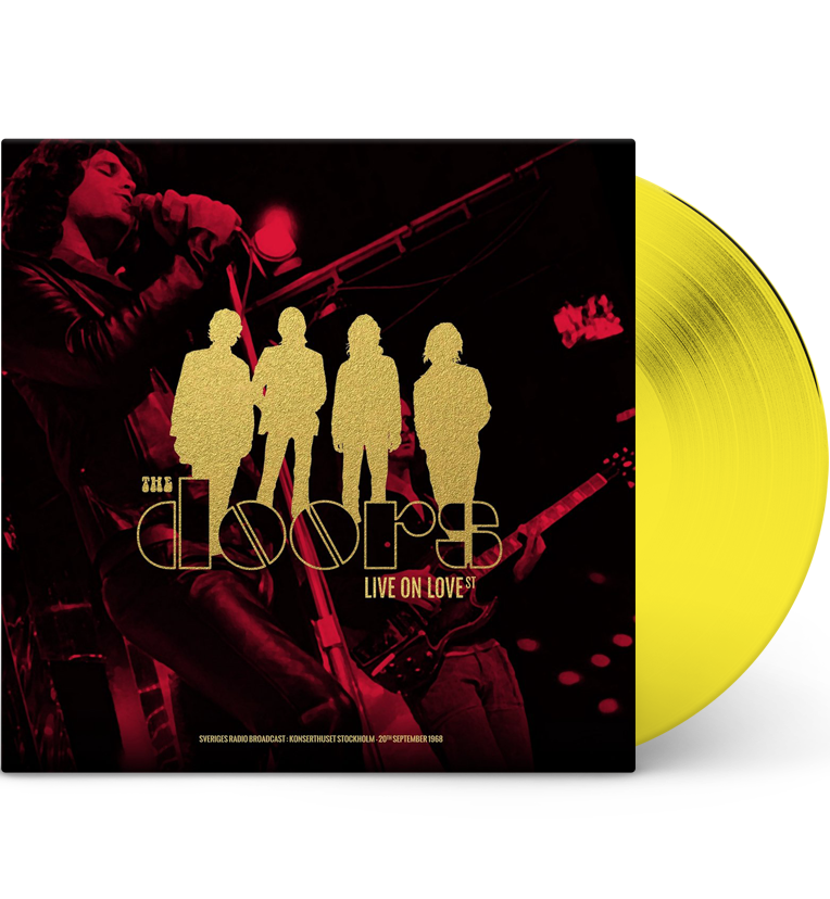 The Doors Live on Love Street Stockholm 1968 Special Edition Yellow Vinyl