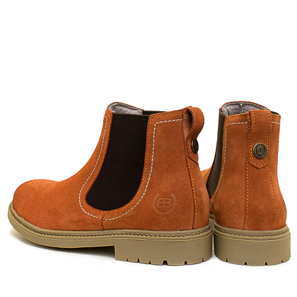 Short Boot in Burnt Orange