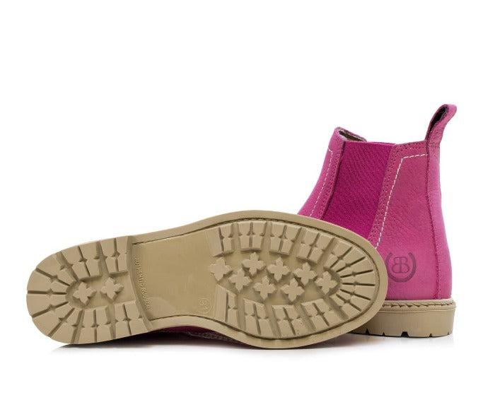 Toddy Short Boot in Raspberry