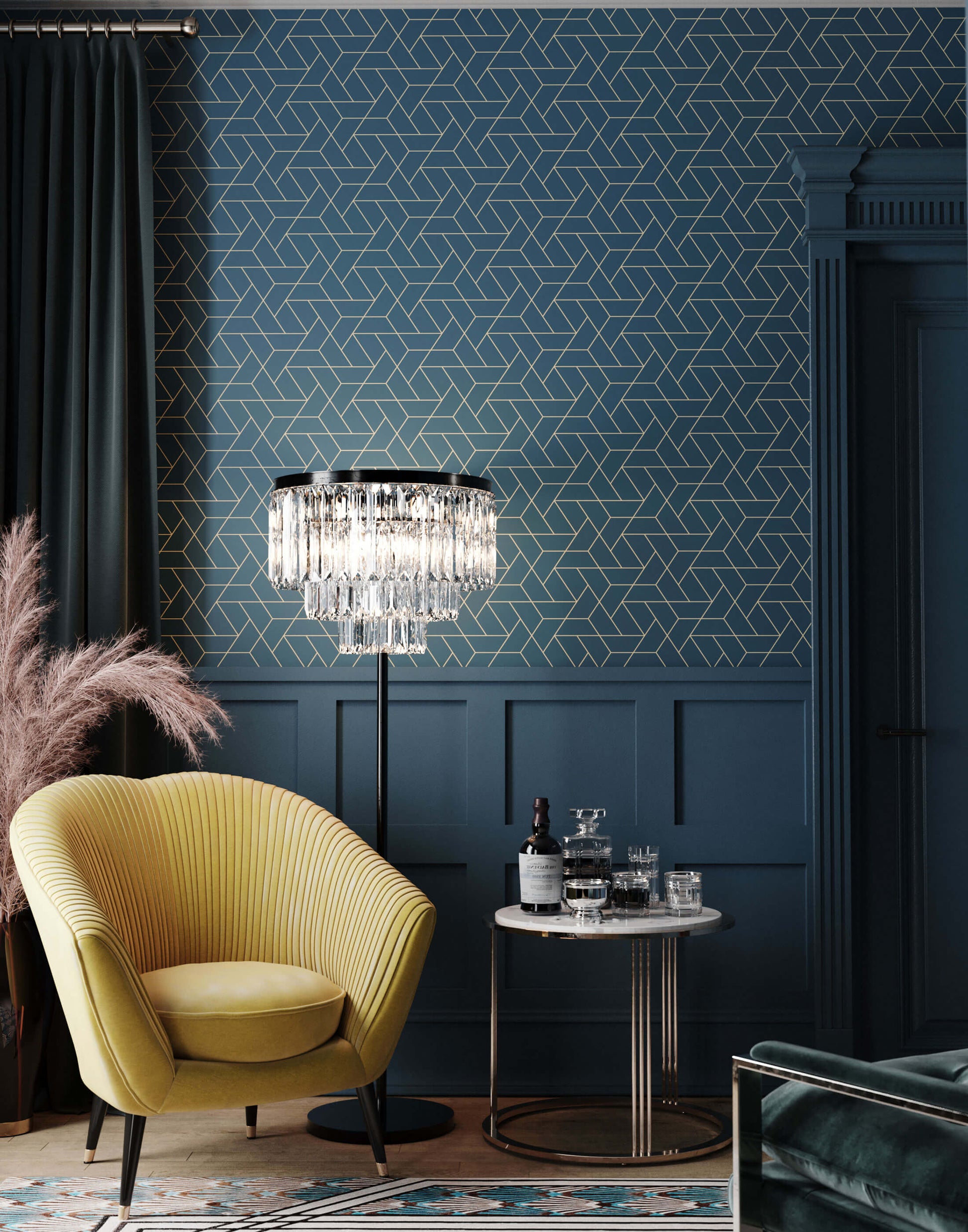 Trive Geometric Wallpaper