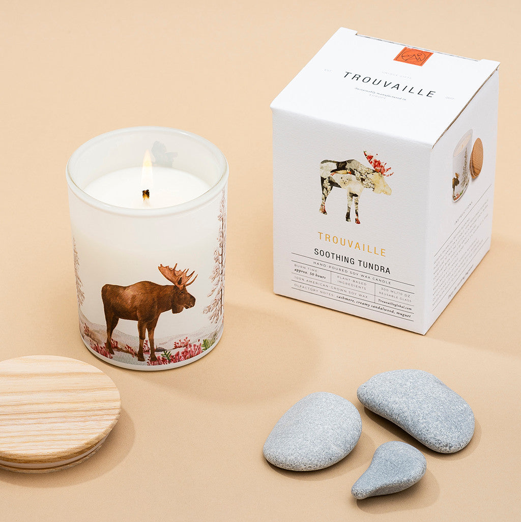 Vegan Scented Candle Soothing Tundra