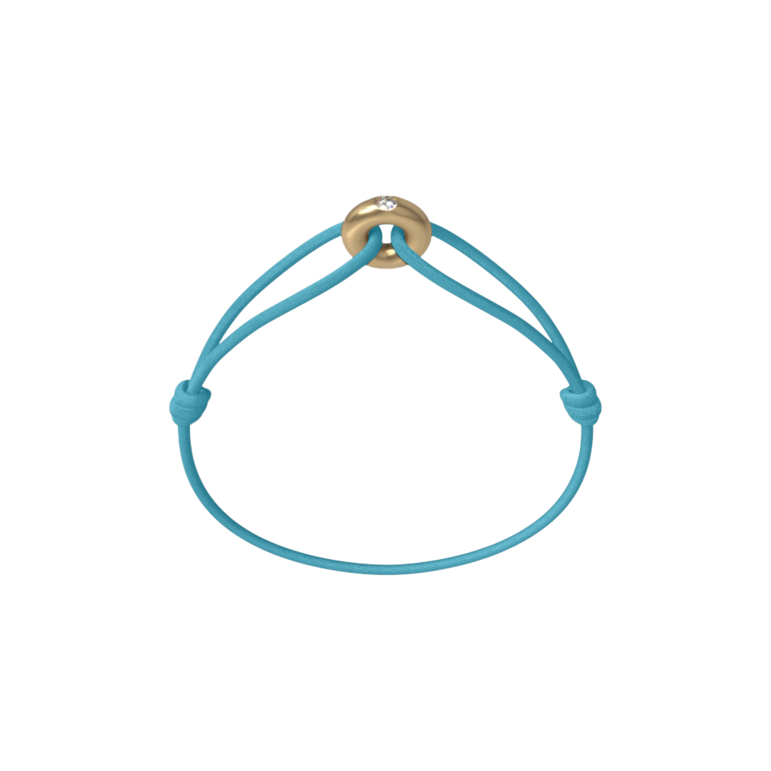 Mini Golden Soho Diamond Cord Bracelet