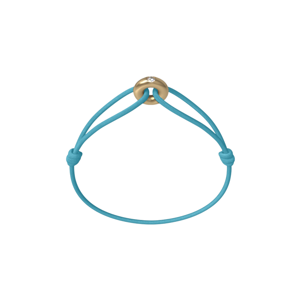 Mini Golden Soho Diamond Cord Bracelet