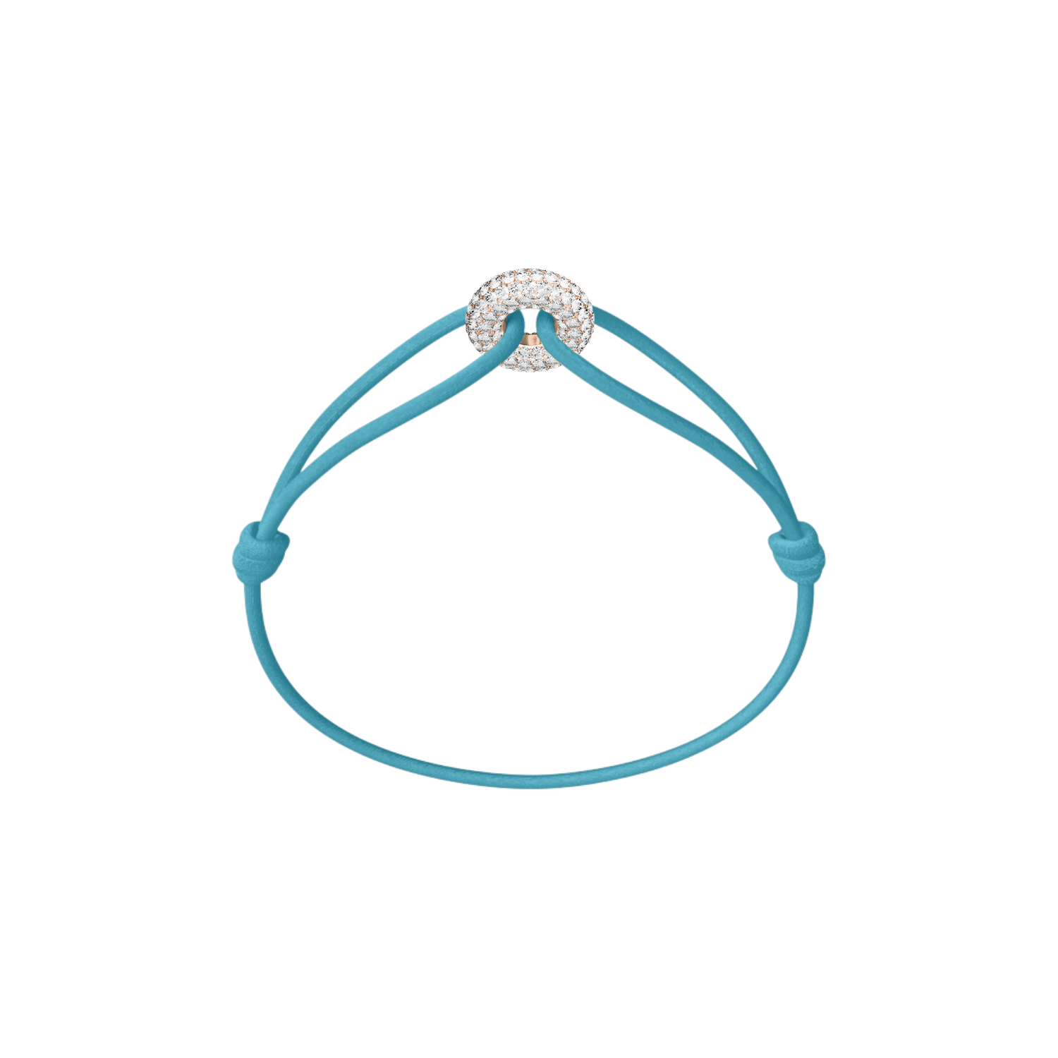 Mini Rose Soho Pave Cord Bracelet