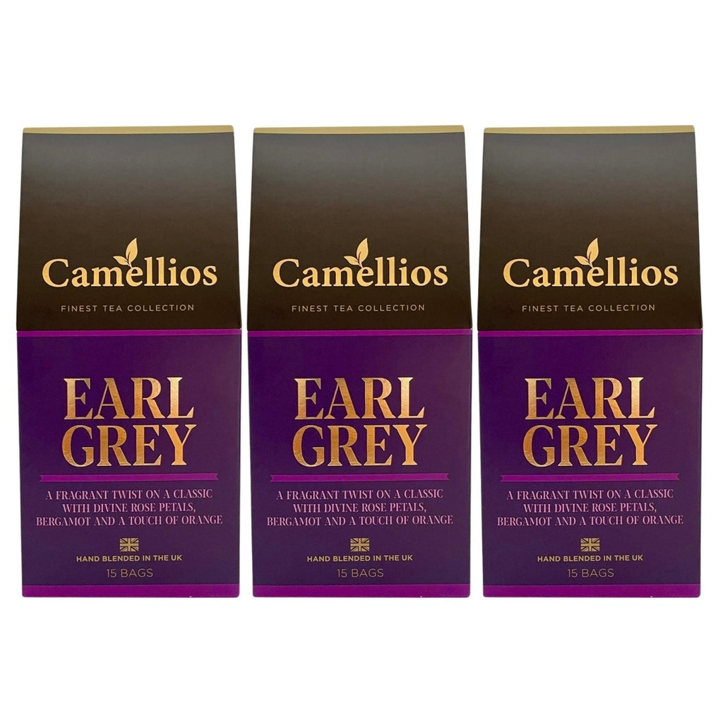 Earl Grey Tea Bags with Rose and Bergamot