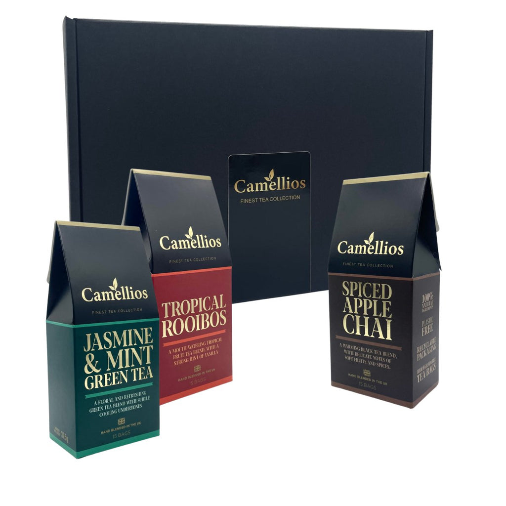 Tea Gift Box with 3 Exotic Tea Blends