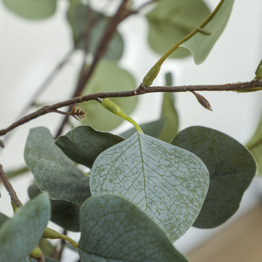 Artificial Eucalyptus Trees 2 Pack Faux Silk Plants 120cm