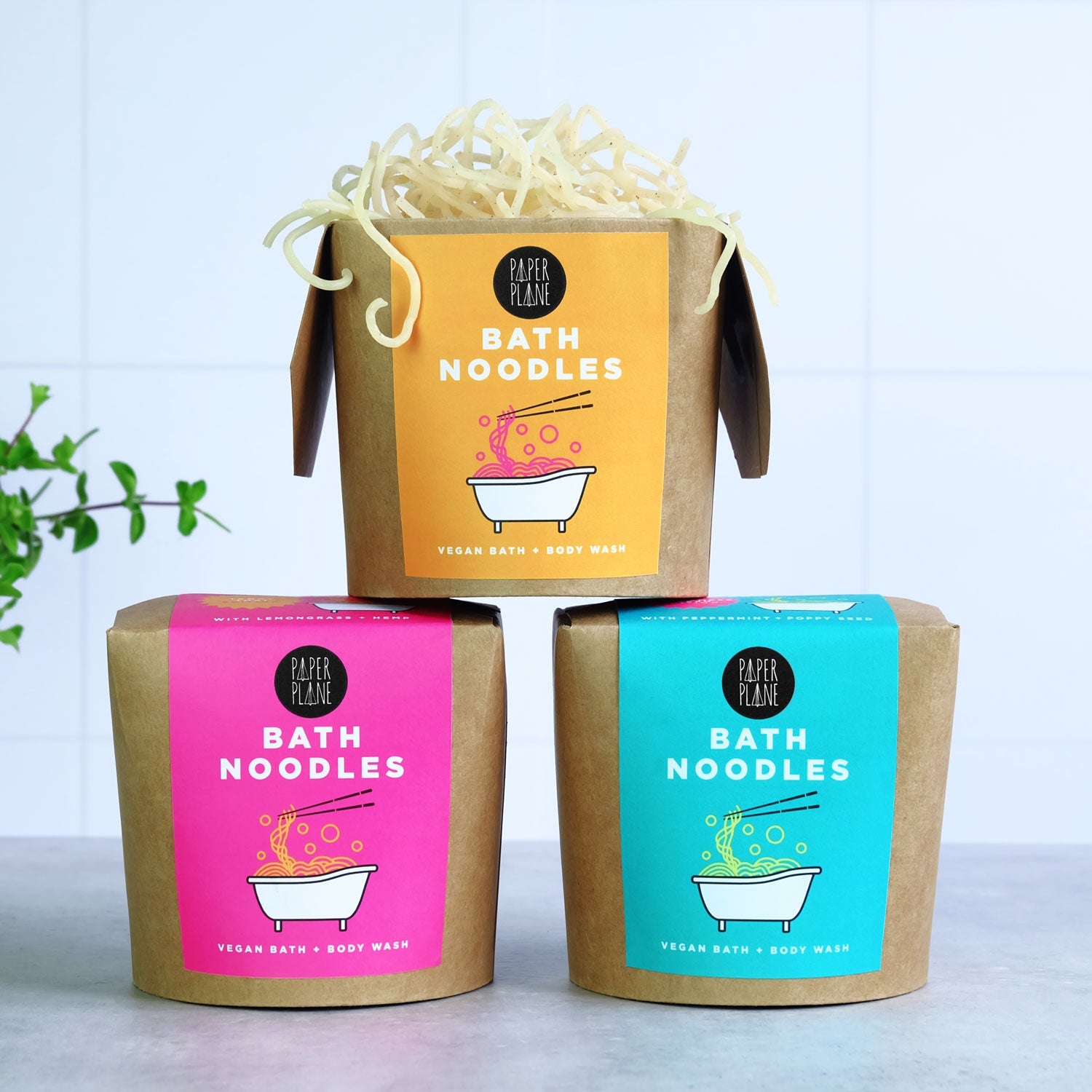 Bath Noodles Natural Vegan Body Wash