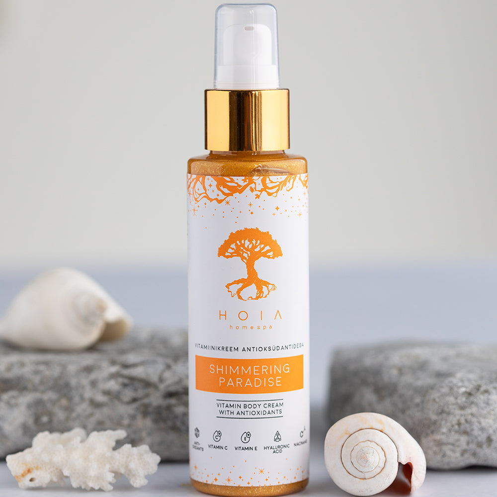 Luxurious Citrus Body Cream with Antioxidants & Sparkle – 100ml by HOIA at www.brixbailey.com