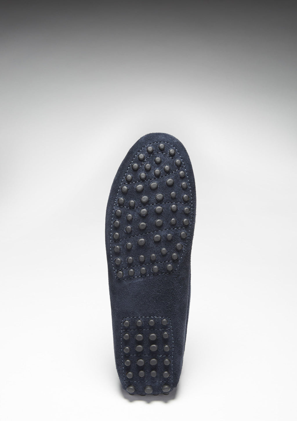 Women's Navy Blue Suede Tasselled Driving Loafers