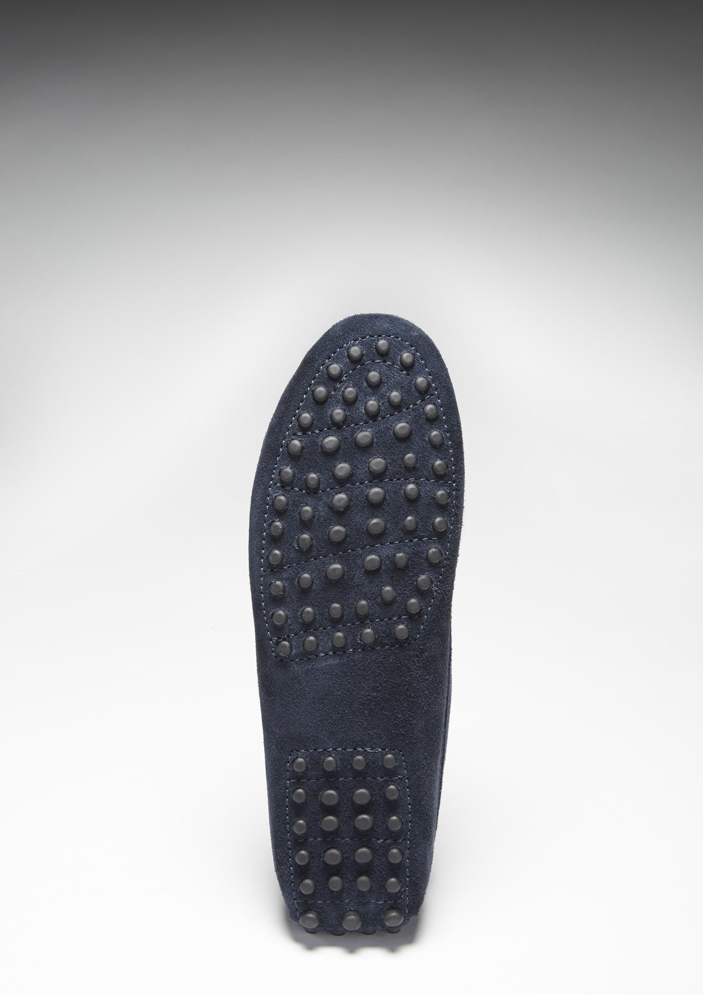 Women's Navy Blue Suede Tasselled Driving Loafers