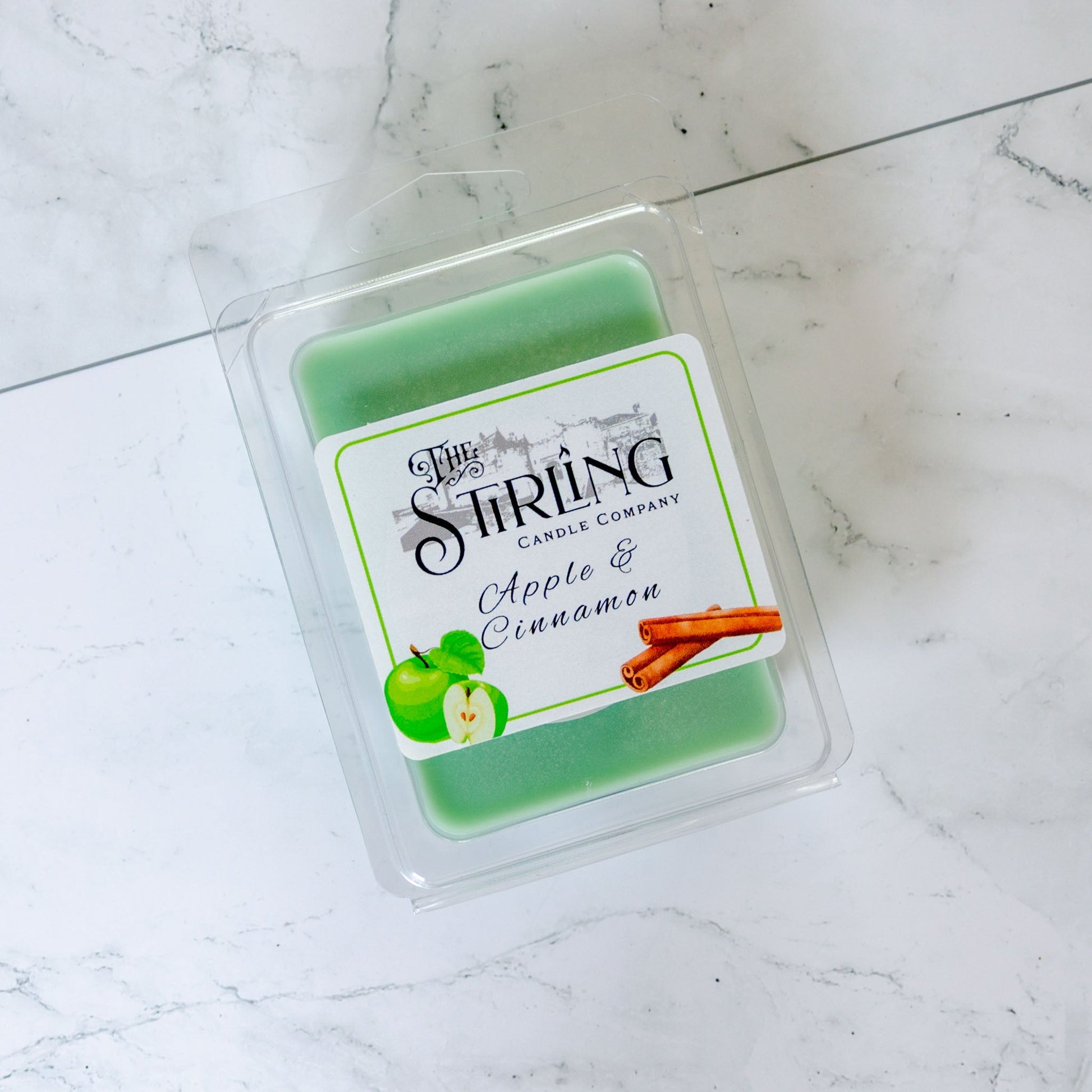 Apple and Cinnamon Wax Melt Clamshell