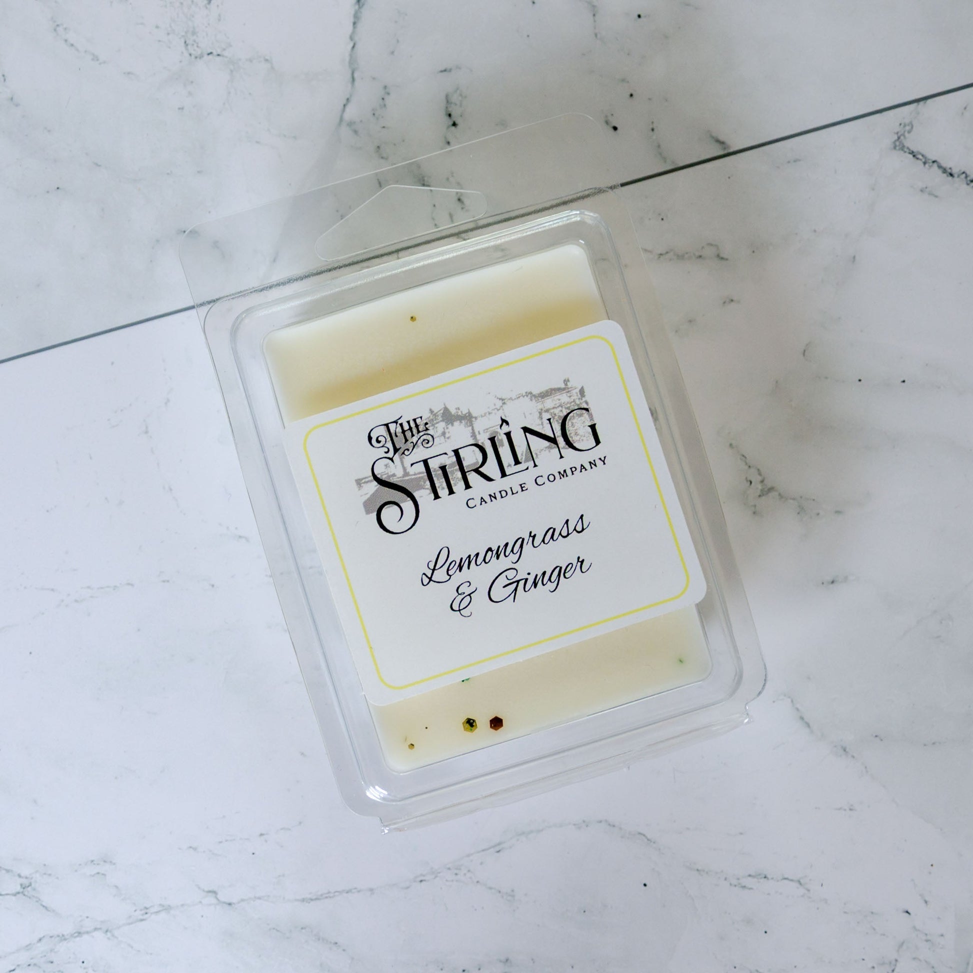 Lemongrass and Ginger Wax Melt Clamshell