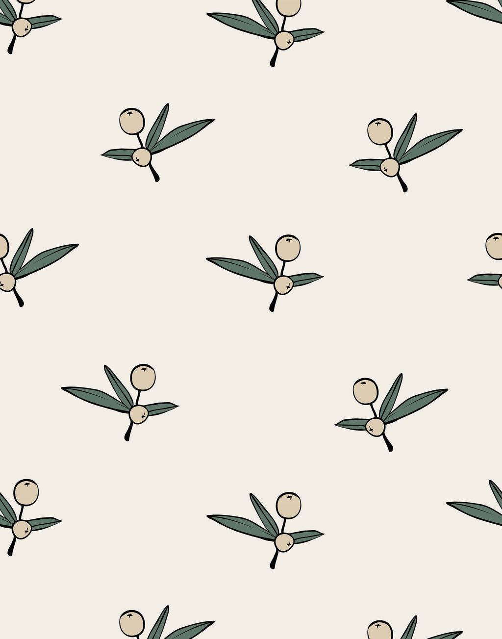Santorini Greek Inspired Wallpaper