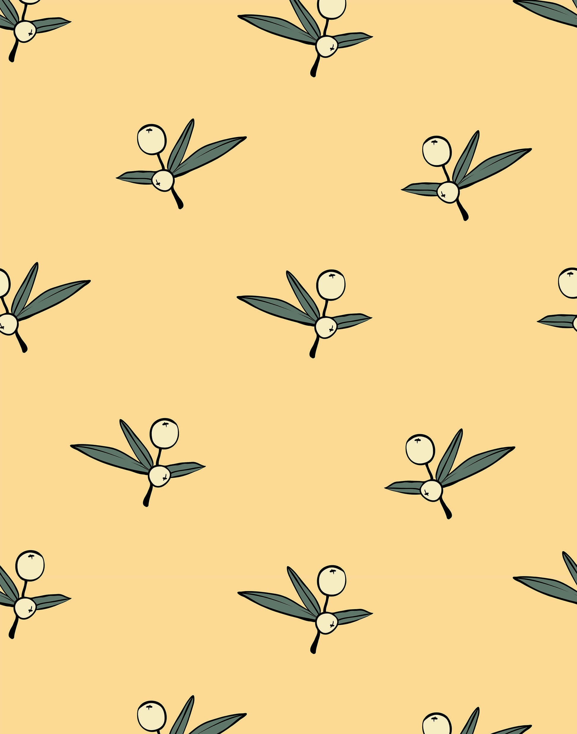 Santorini Greek Inspired Wallpaper
