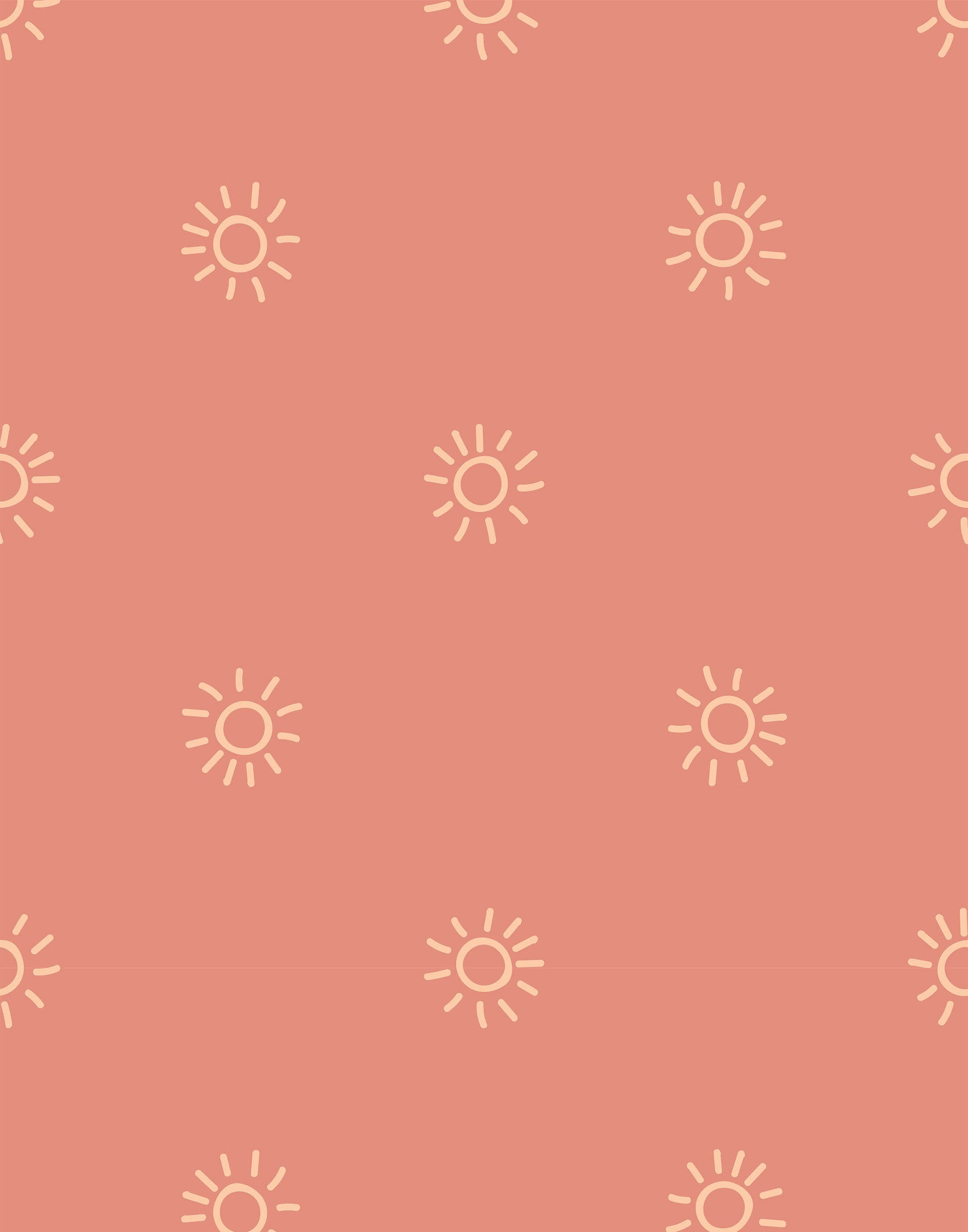Sol Sun Pattern Wallpaper