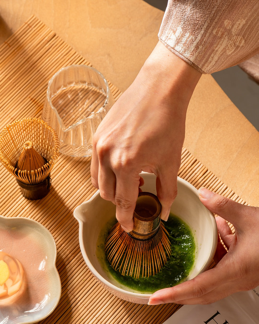Bamboo Matcha Whisk and Scoop Set