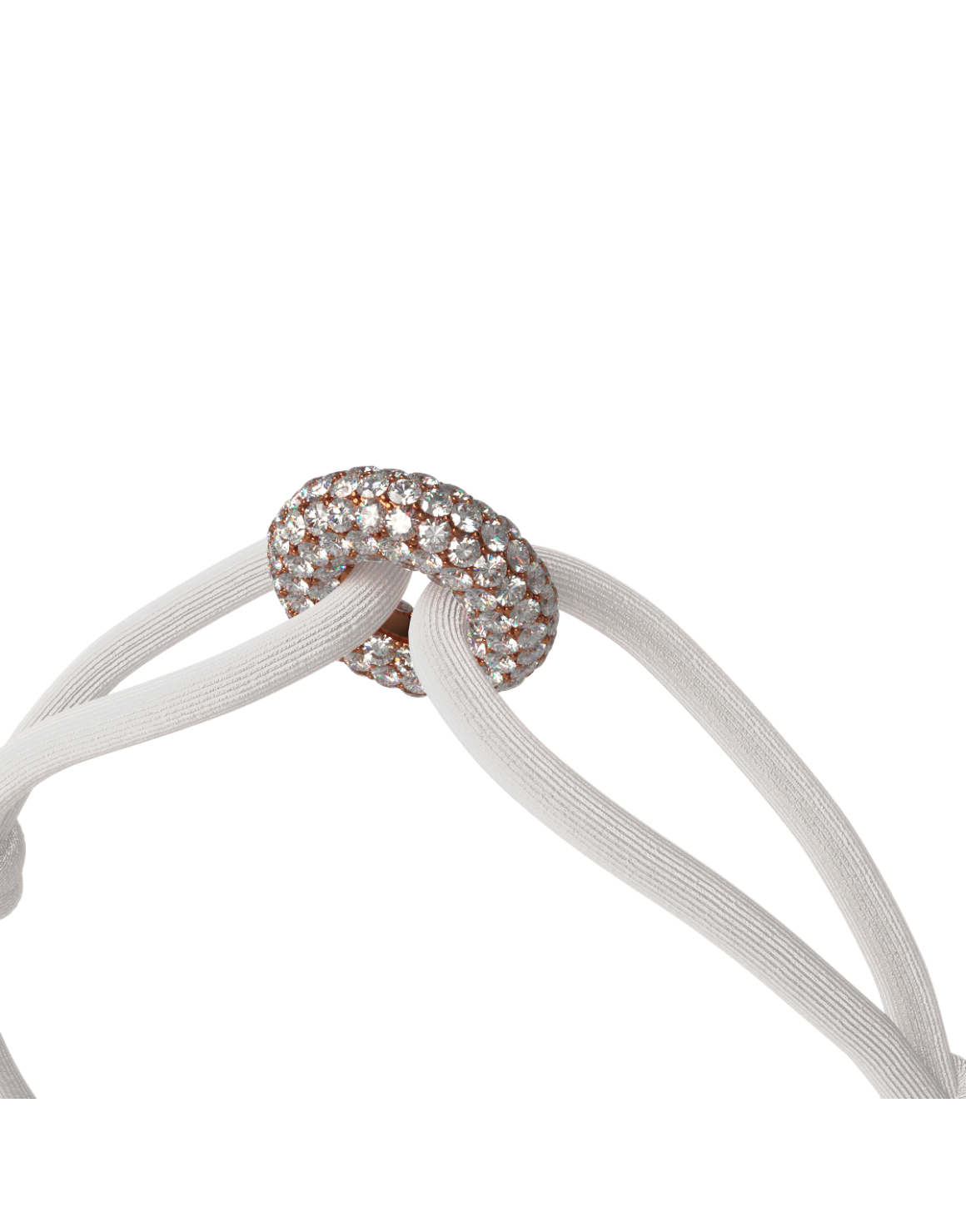 Rose Soho Pave Cord Bracelet