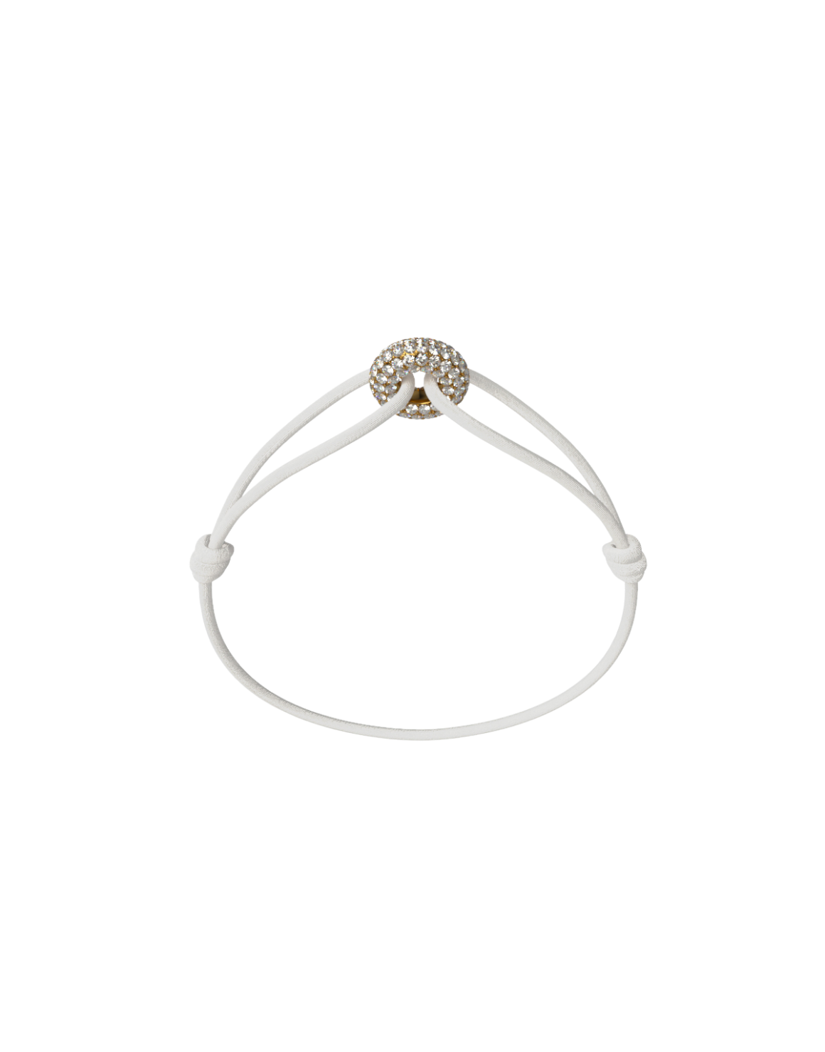 Mini Golden Soho Pave Cord Bracelet
