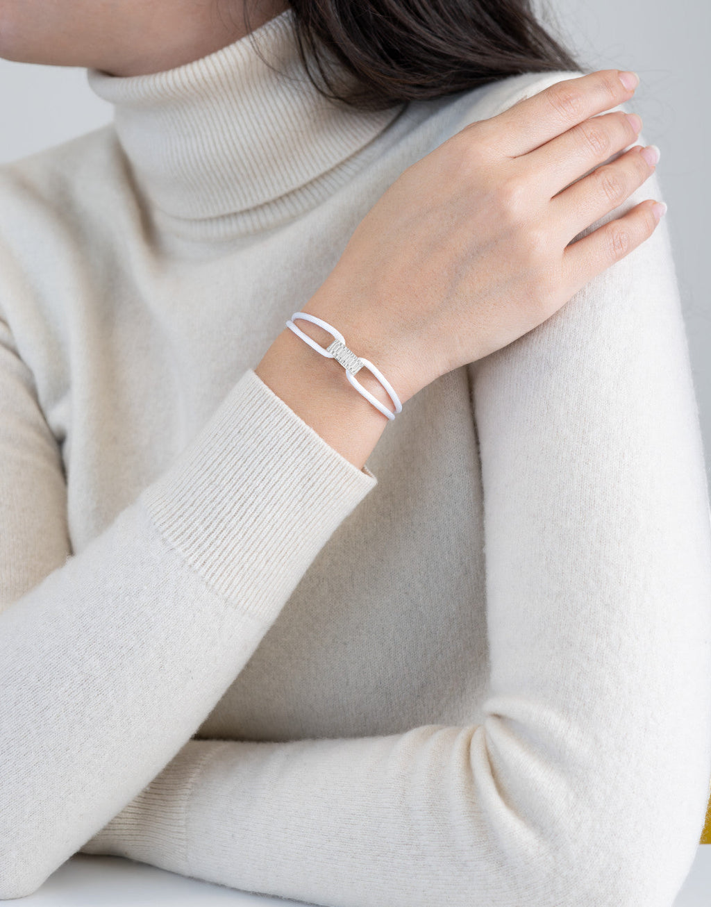 Regent Cord Bracelet in Sterling Silver