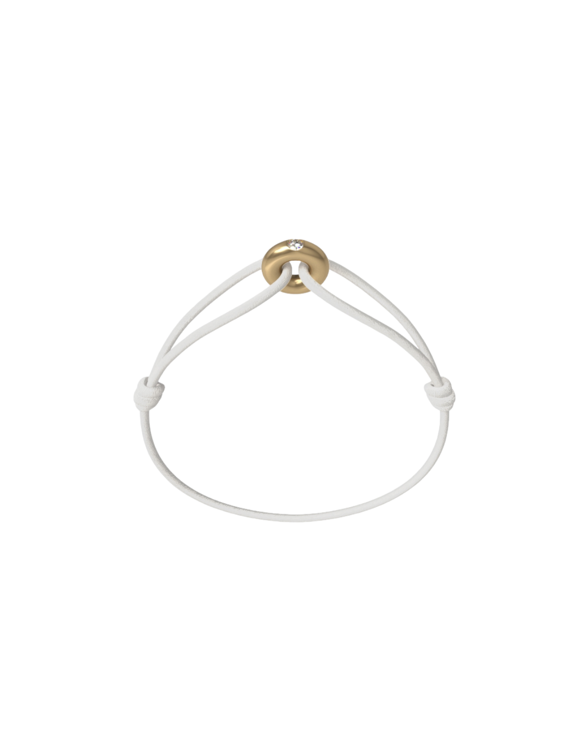 Mini Golden Soho Diamond Cord Bracelet