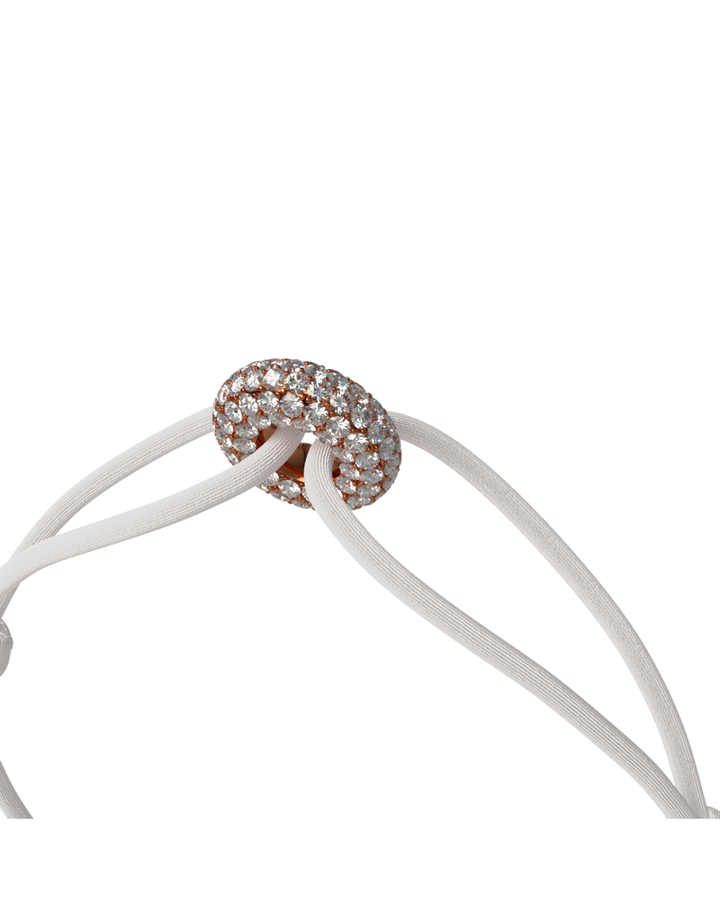 Mini Rose Soho Pave Cord Bracelet