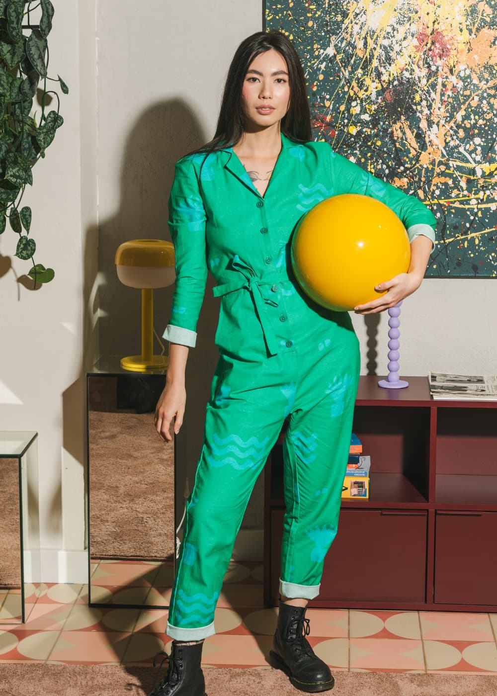 Organic Cotton and Linen Jumpsuit
