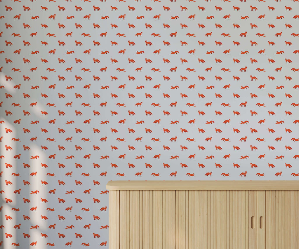 Cute Fox Wallpaper in Light and Dark