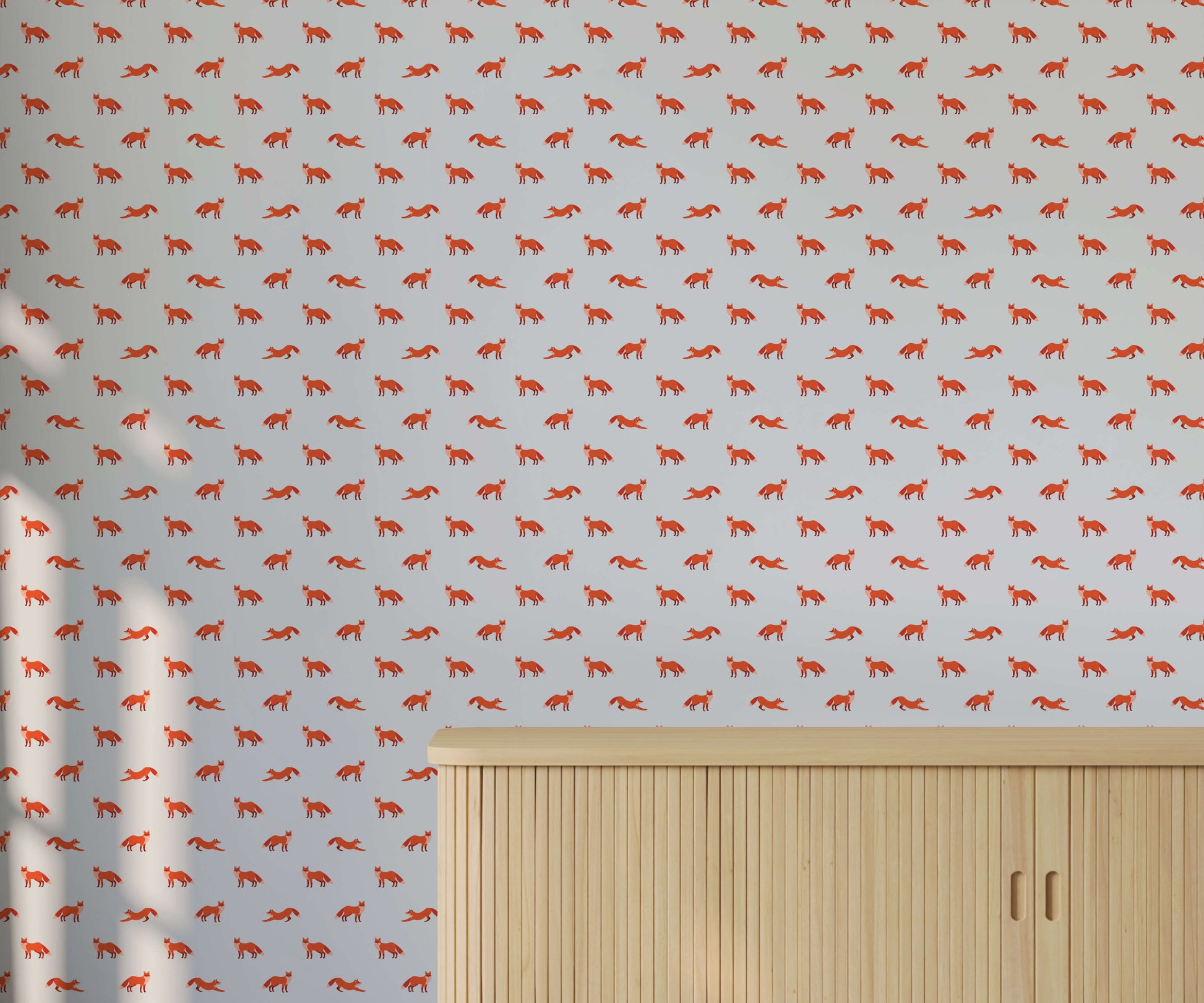 Cute Fox Wallpaper in Light and Dark