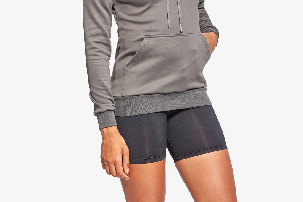 Women's Infrared Hoodie in Grey and Blue