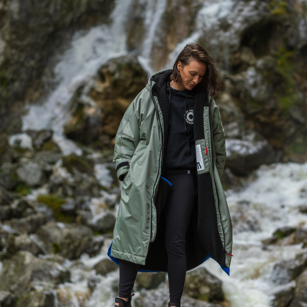 Unisex Brass Monkey Dip Coat Sage