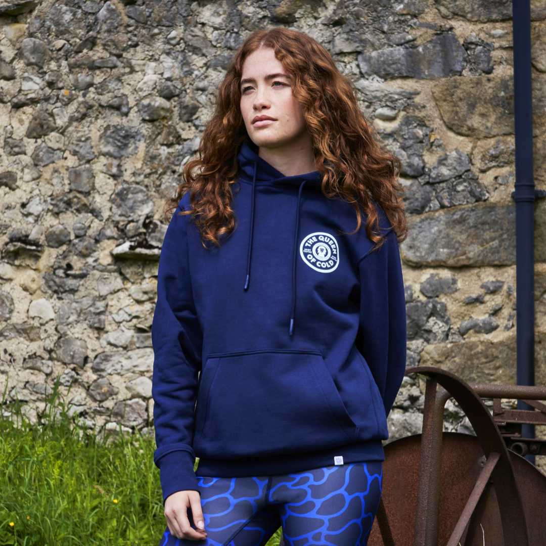 Women's Queen of Cold Navy Hoodie