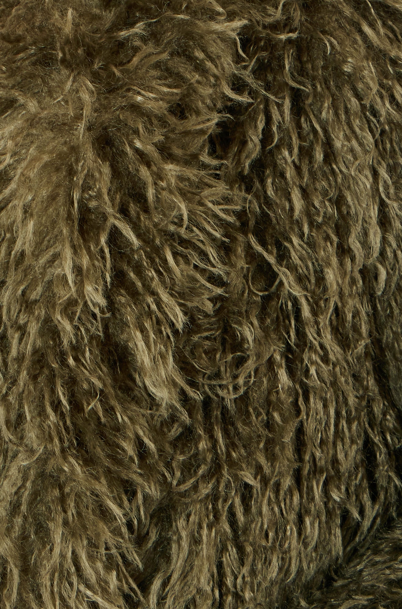 Green Luxe Long Fur Overcoat