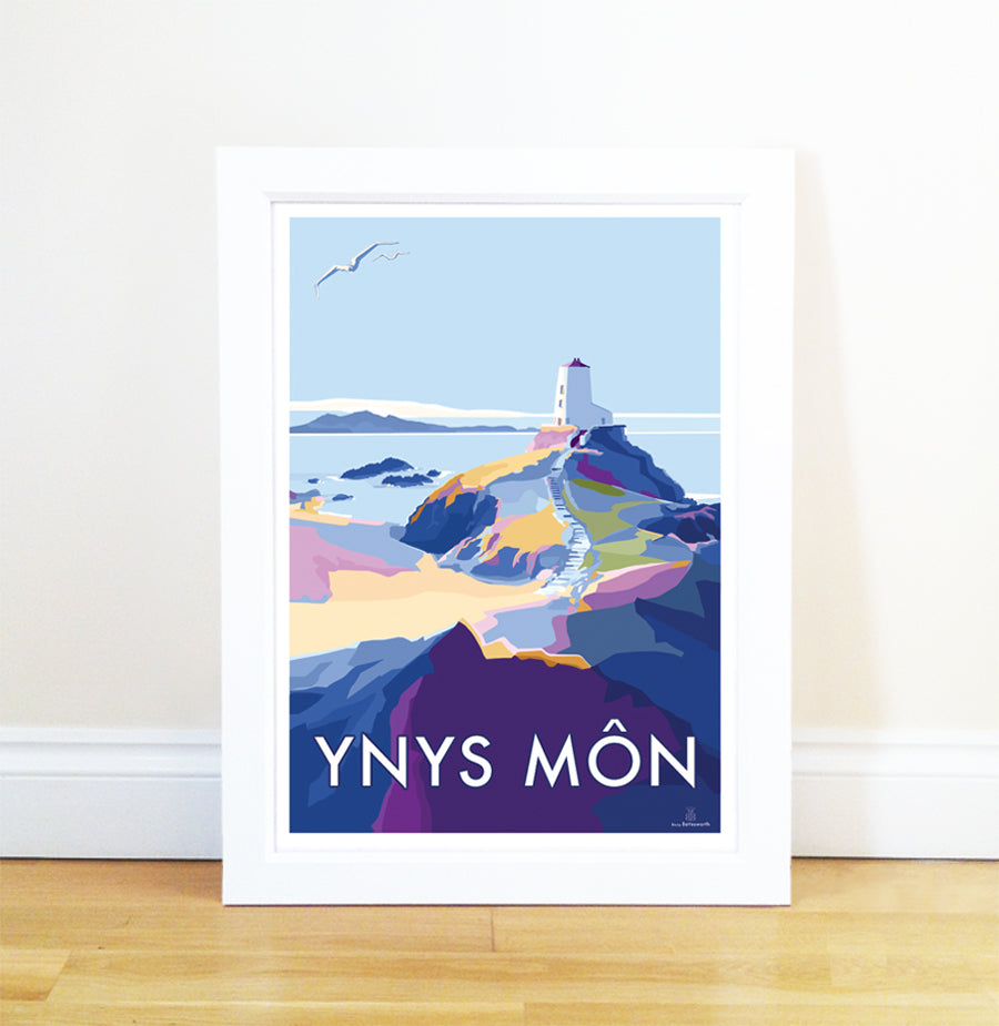 Ynys Mon Anglesey Vintage Travel Poster