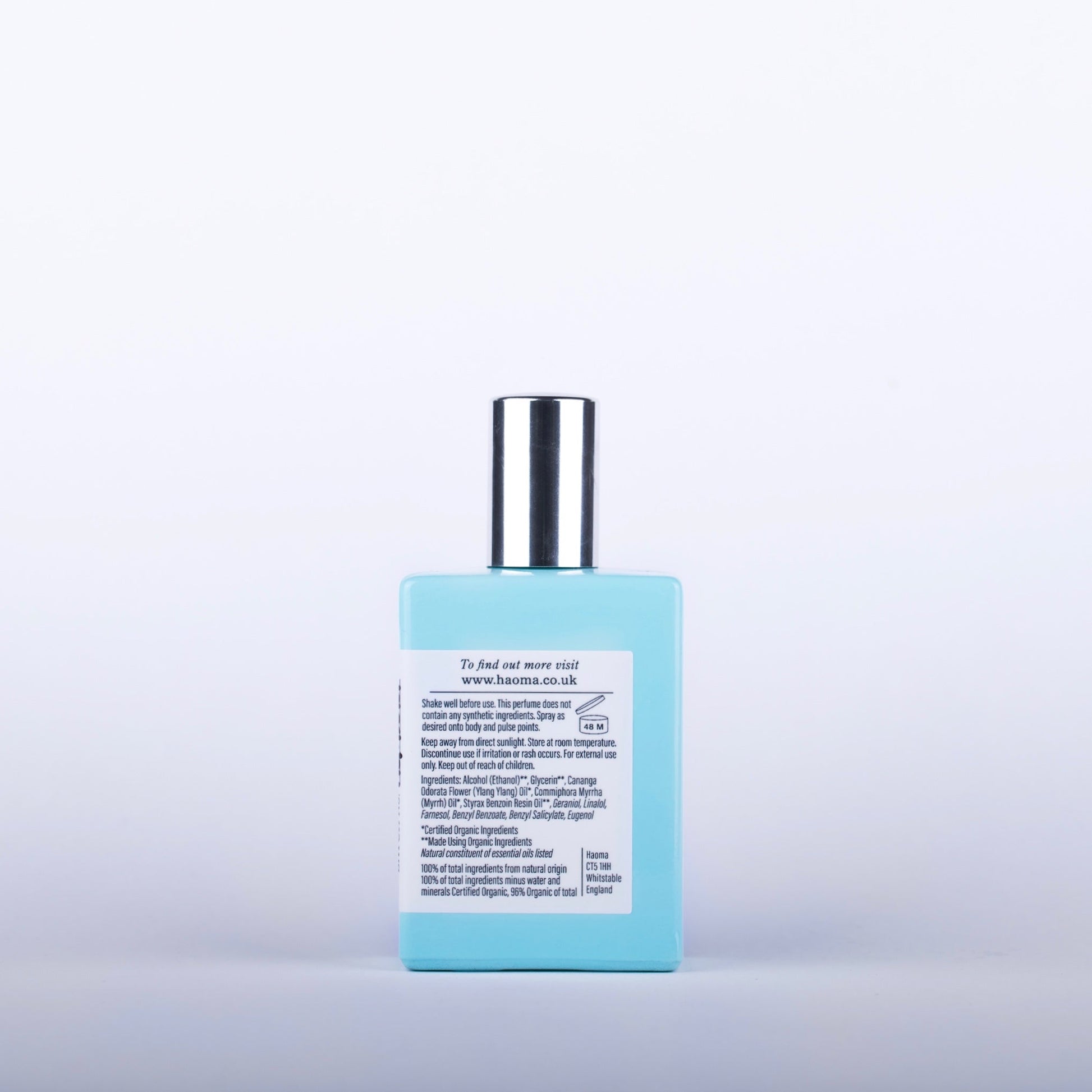 Ylang Ylang Organic Eau de Parfum Single Note