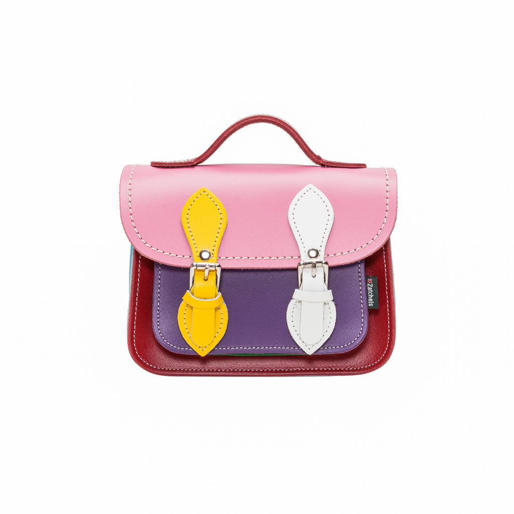 Handmade Leather Micro Satchel Classic Kaleidoscope