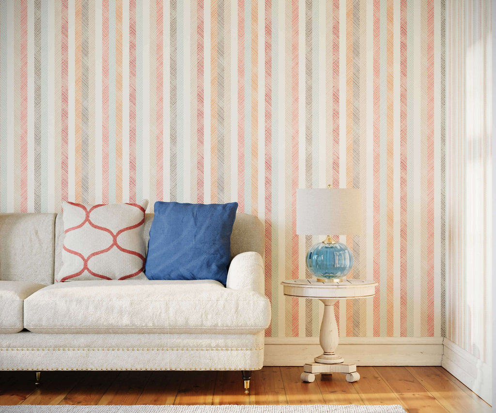 Zig Stripe Wallpaper