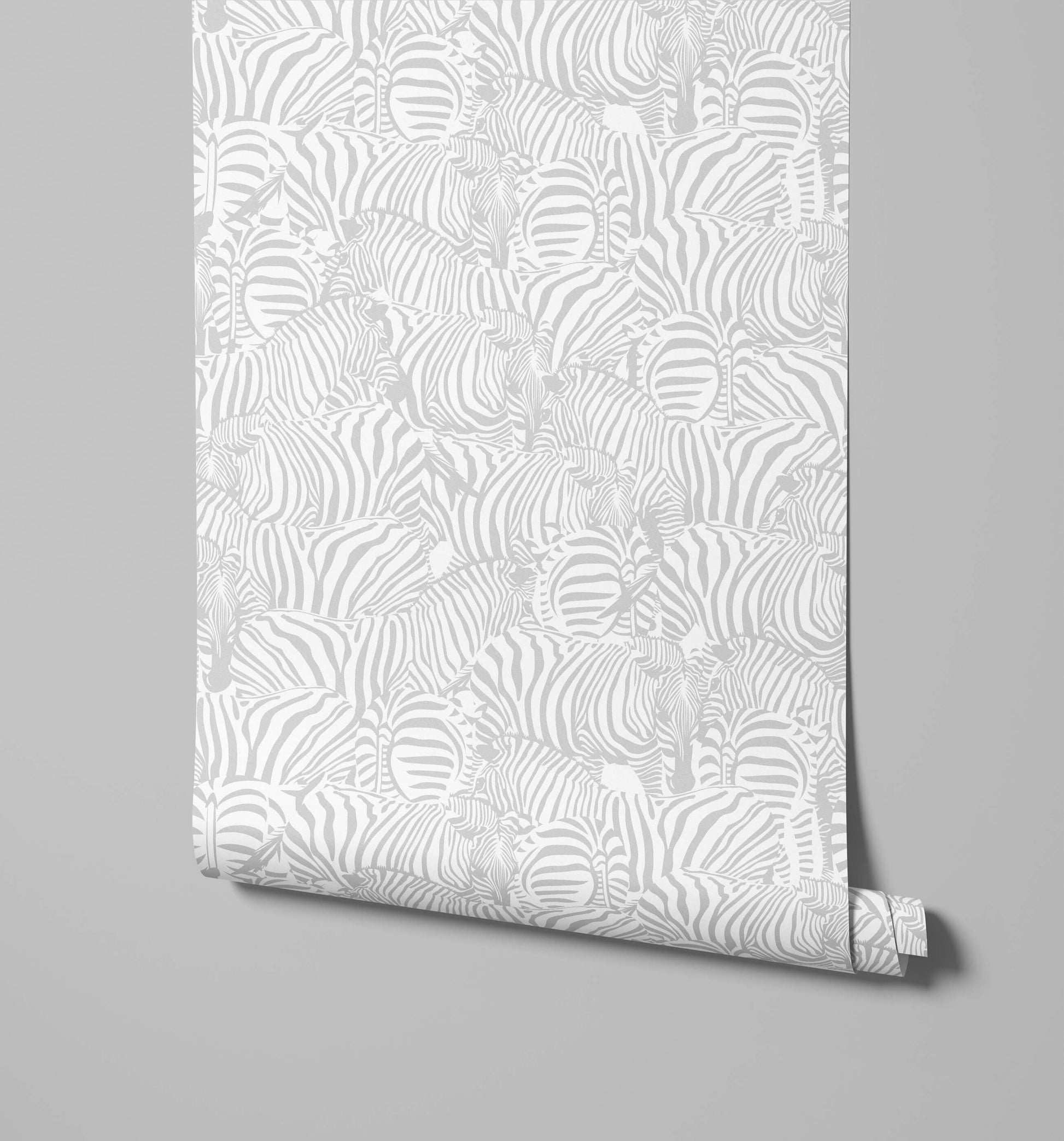 Monochrome Zebra Wallpaper