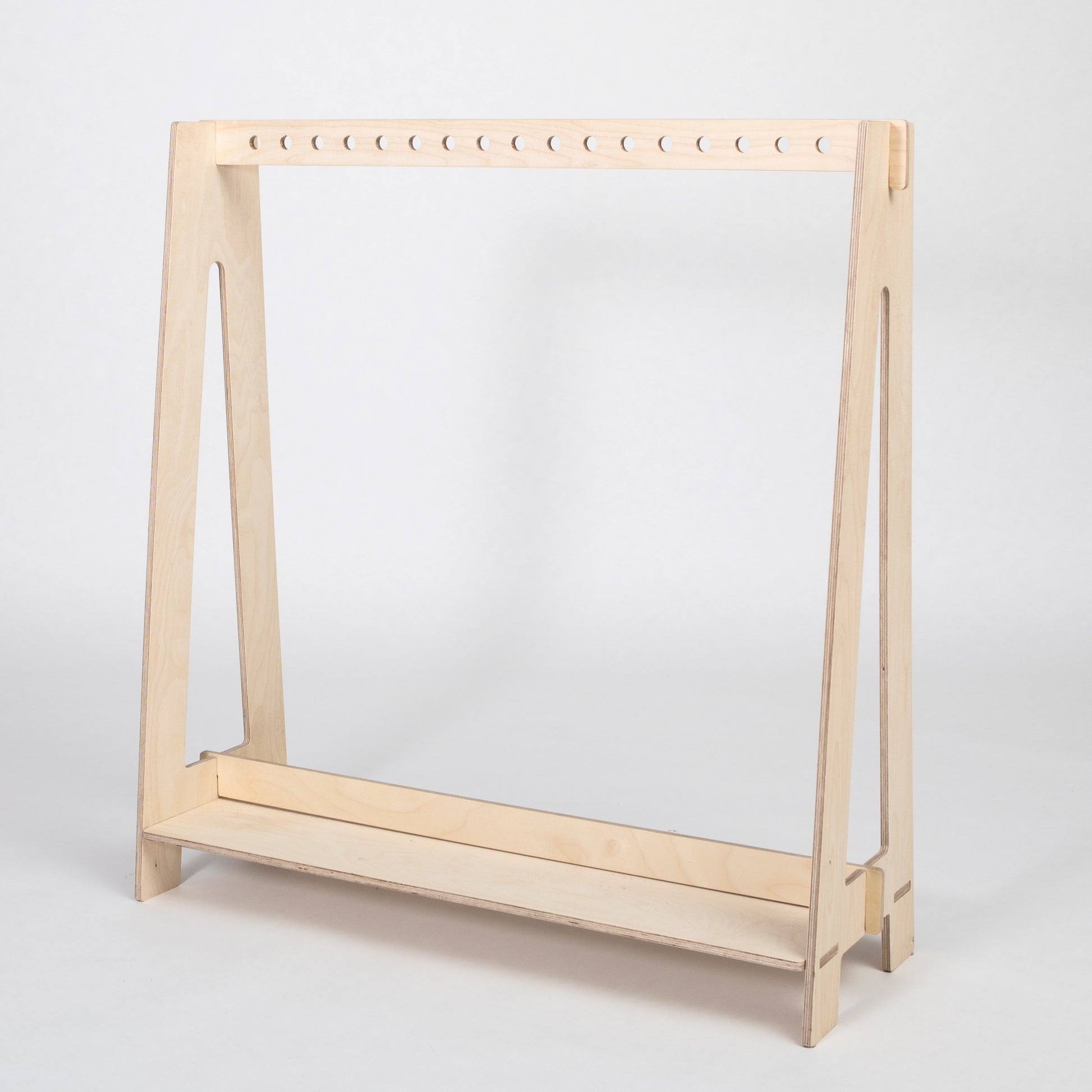 Stylish Toddler Dress Up Rack – Elegant & Functional Organizer by Montessori House Bed at www.brixbailey.com