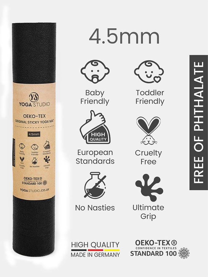 Sticky Yoga Mat 4.5mm Standard or Long