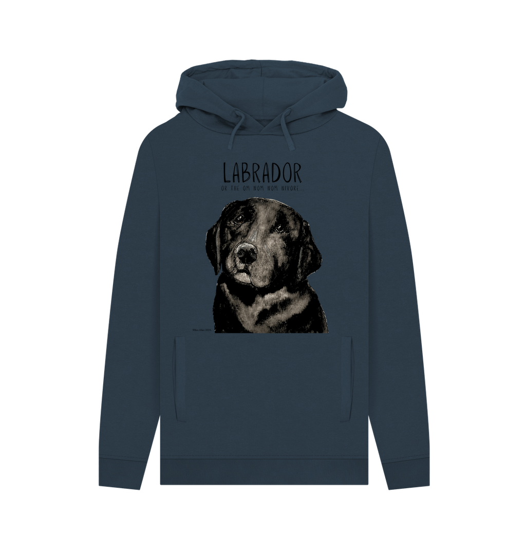 Snack Sensei Hoodie with Black Labrador Print