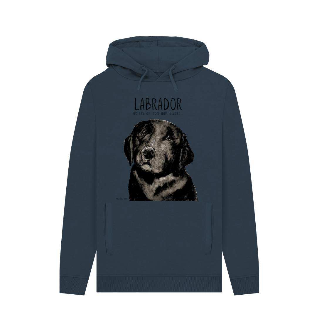 Snack Sensei Hoodie with Black Labrador Print