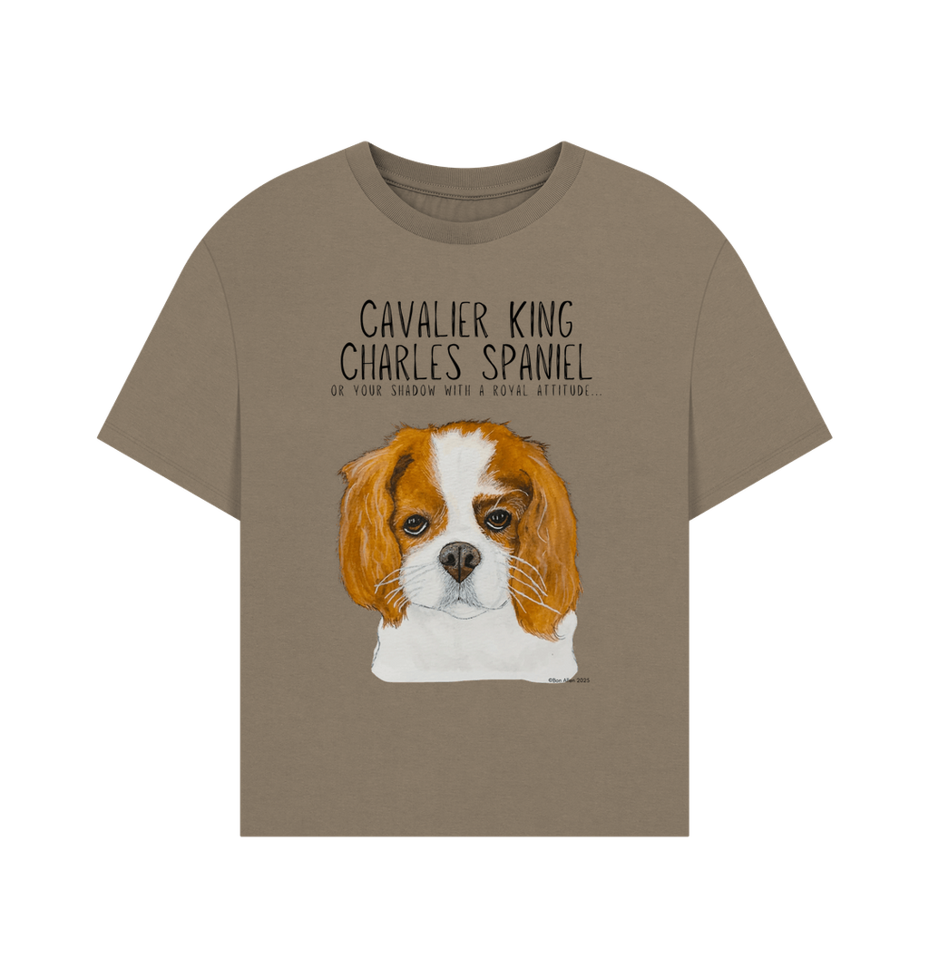 Bow Down Darling Sustainable Women's Tee with Cavalier Queen Vibes