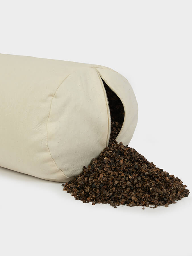 Organic Buckwheat Yoga Bolster Round