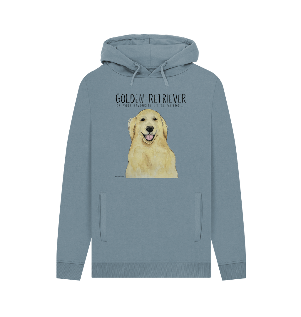 Golden Retriever Men's Hoodie in Organic Cotton