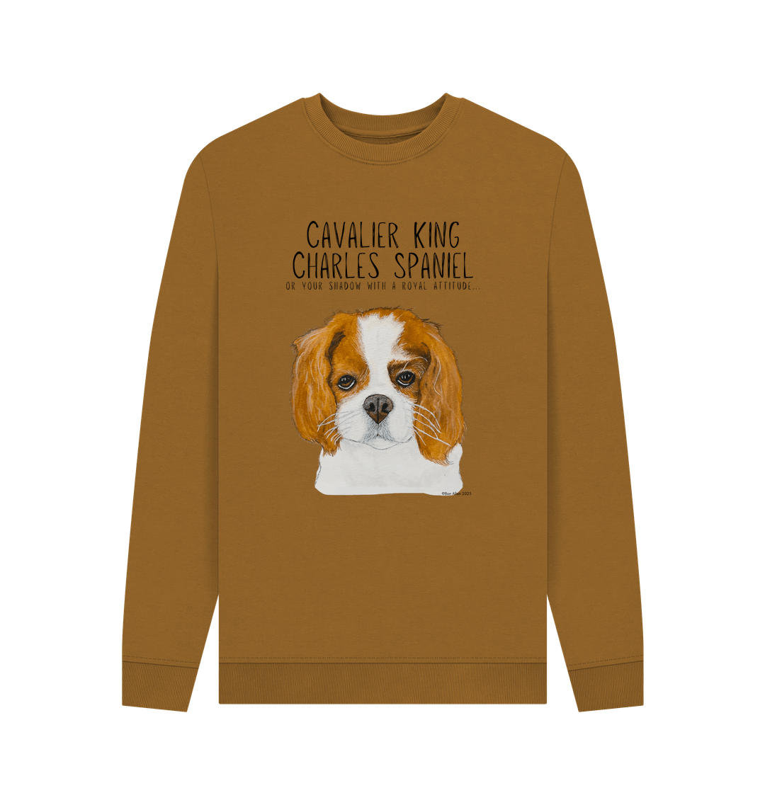 Shadow of a King Eco-Luxe Men's Sweatshirt with Cavalier Royal Flair
