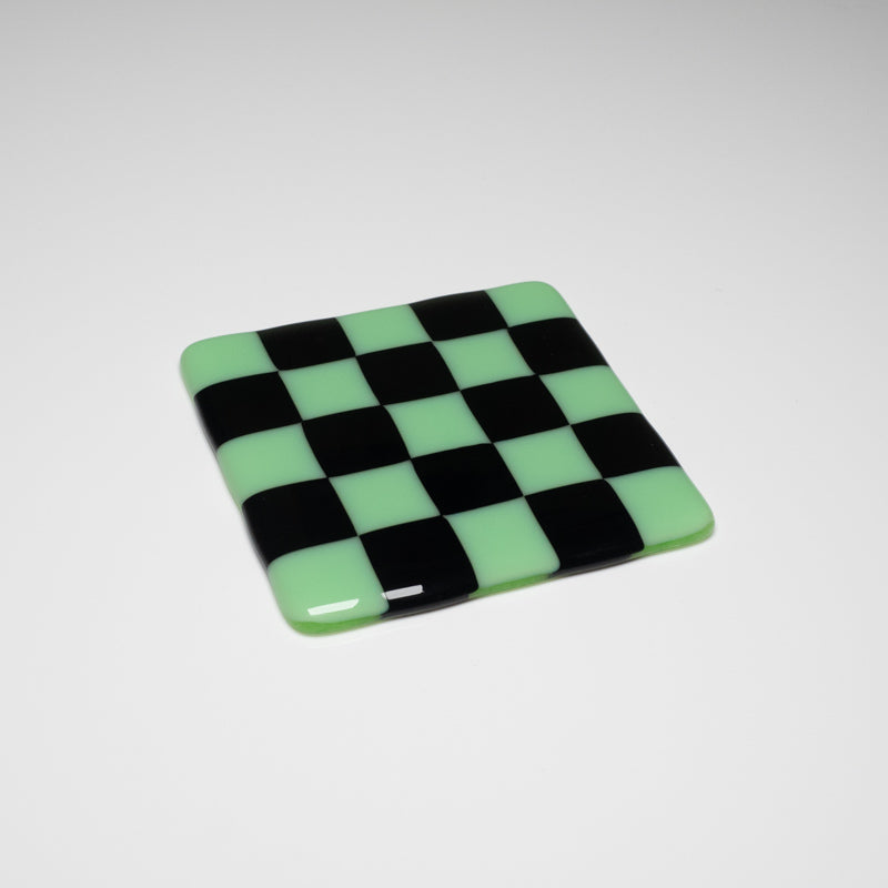 10cm Chequered Dual Coloured Coaster Bullseye Collection